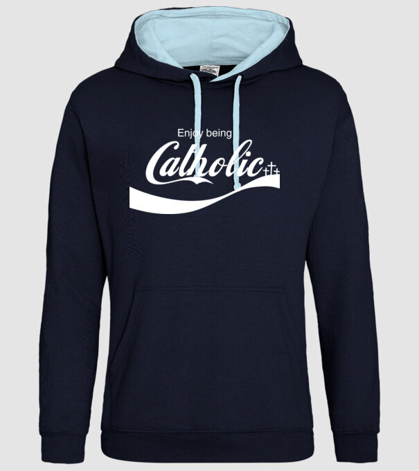 ChatoliCoke model albastru închis pe tricou