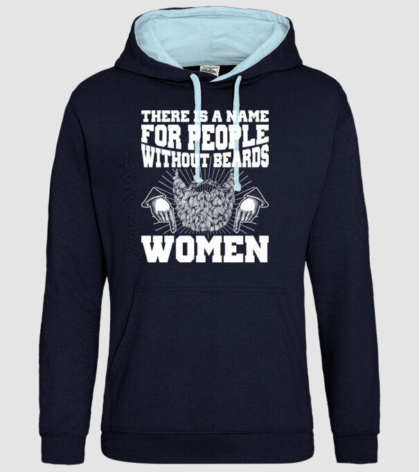 Name for beardless people women model albastru închis pe tricou