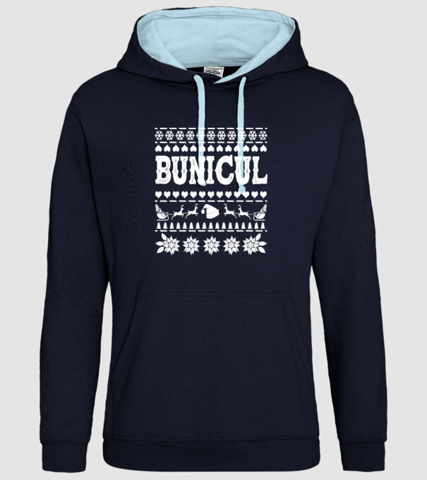 Bunicul model albastru închis pe tricou