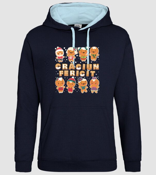 crăciun Fericit model albastru închis pe tricou