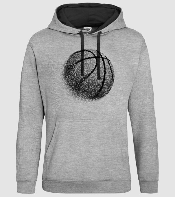 Basketball model gri pe tricou