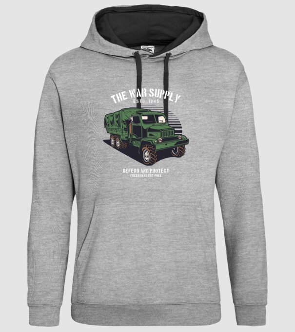 Camioane model gri pe tricou