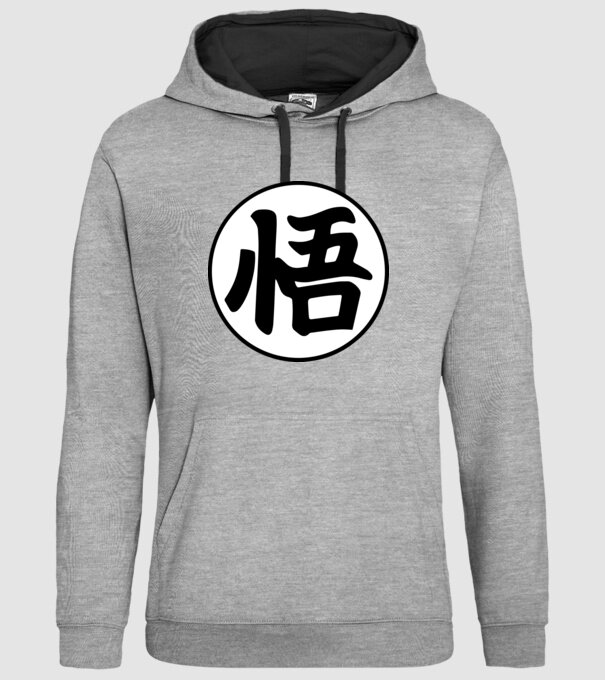 Dragonball logo model gri pe tricou