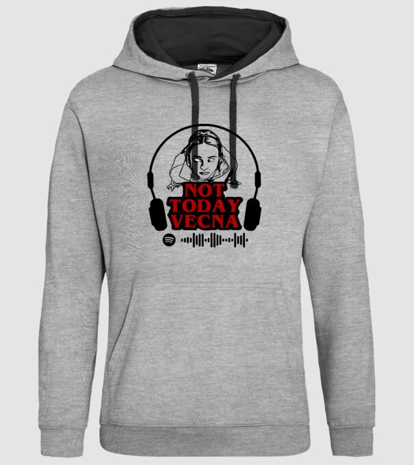 not today vecna model gri pe tricou