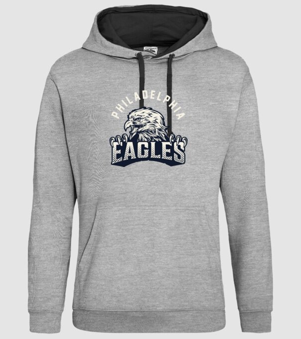 Philadelphia Eagles model gri pe tricou