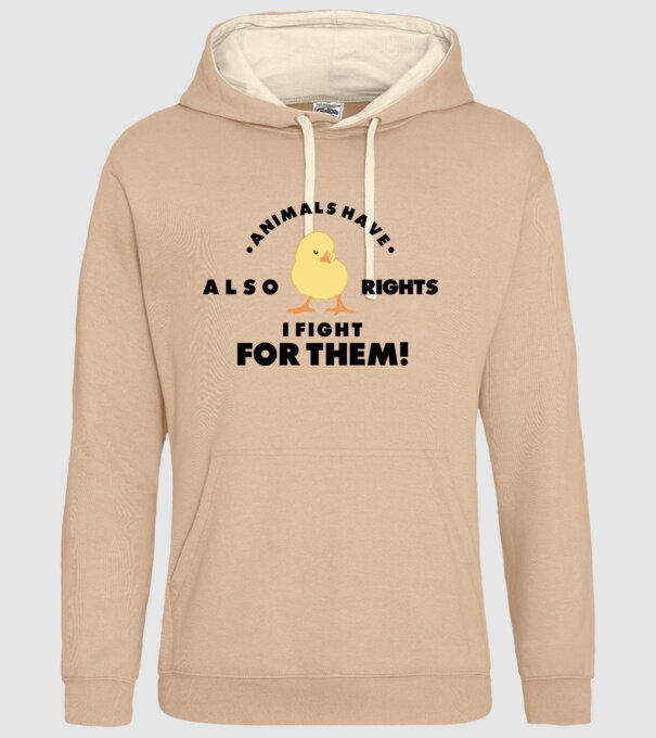 Animals also have rights model nisipiu pe tricou