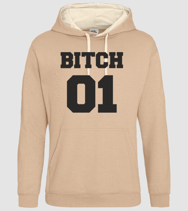 Bitch 01 model nisipiu pe tricou