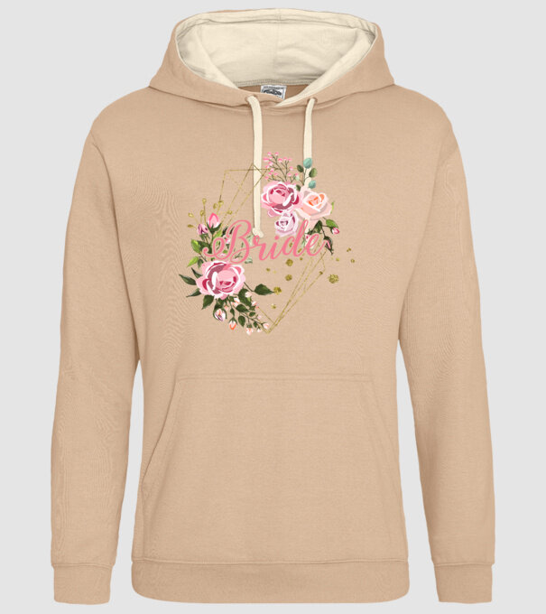 BRIDE roses floral model nisipiu pe tricou