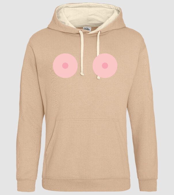 Țâțe model nisipiu pe tricou