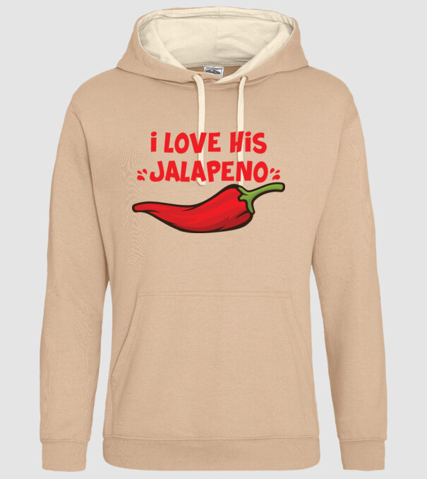 Couple JALAPENO model nisipiu pe tricou
