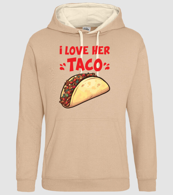 Couple TACO model nisipiu pe tricou