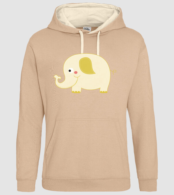 Cute elephant model nisipiu pe tricou