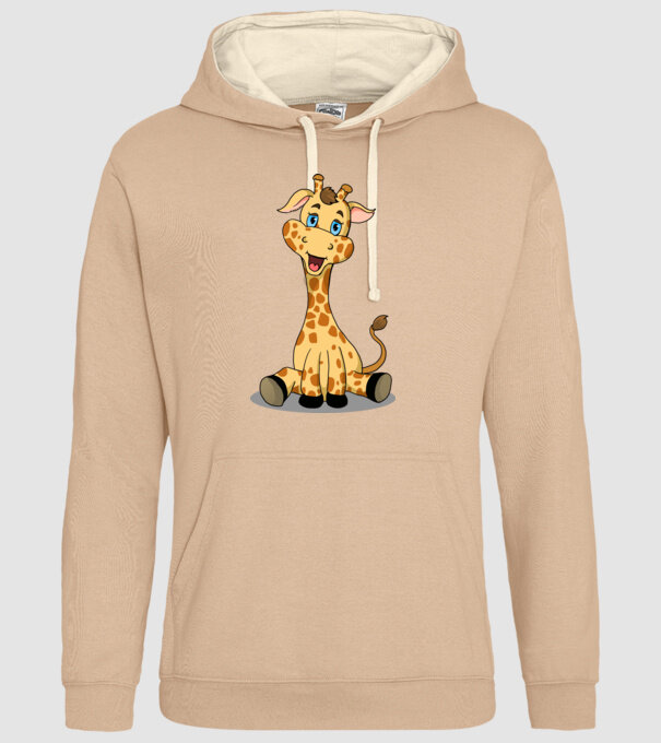 Cute giraffe model nisipiu pe tricou