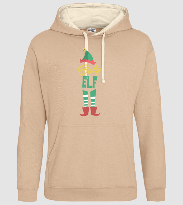 Elf family baby model nisipiu pe tricou