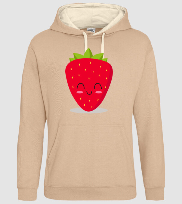 Căpșuni model nisipiu pe tricou