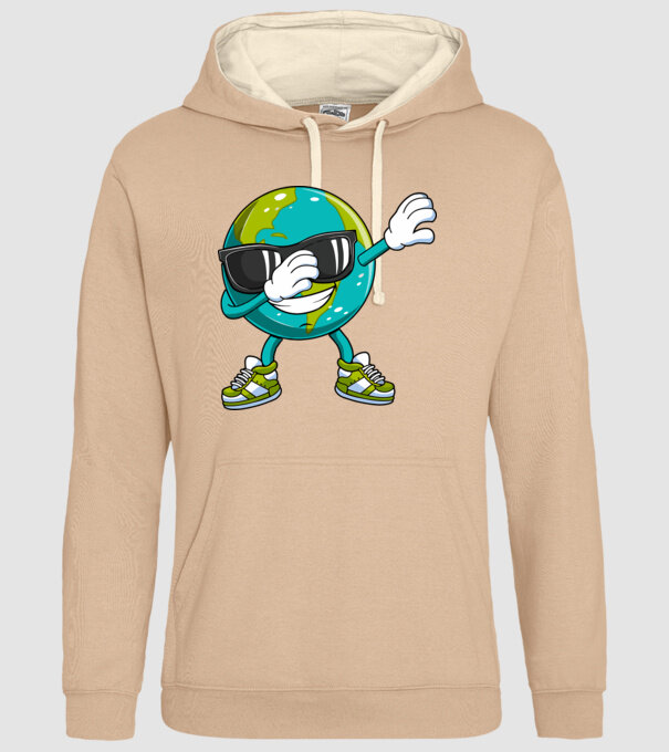 Pământ DAB Ziua Pământului model nisipiu pe tricou