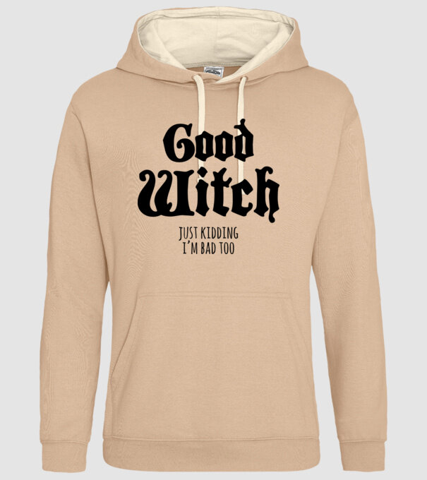 Good Witch tricou cuplu model nisipiu pe tricou