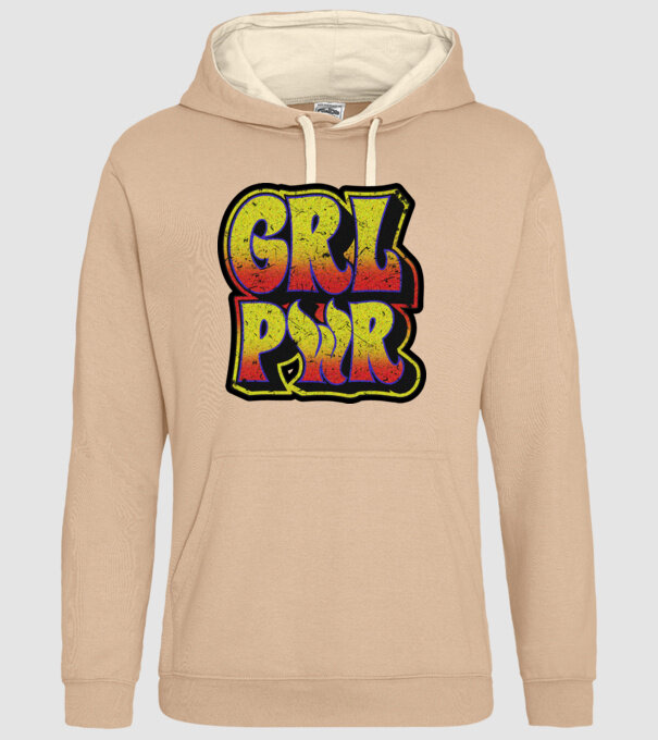 Girl power model nisipiu pe tricou