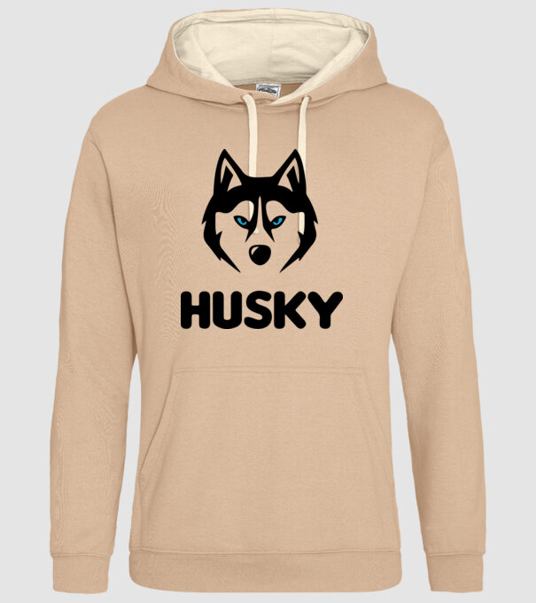 Husky băiat model nisipiu pe tricou
