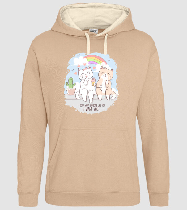 i dont want someone like you model nisipiu pe tricou