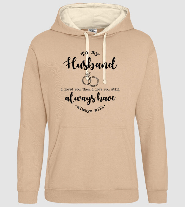 I loved you then i love you still husband model nisipiu pe tricou
