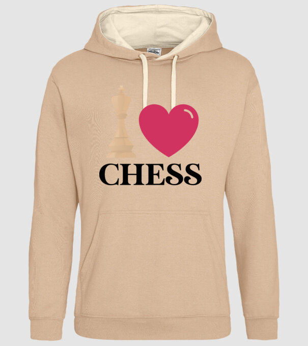 Love chess model nisipiu pe tricou