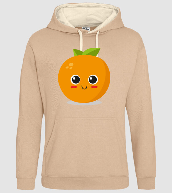 Portocală model nisipiu pe tricou