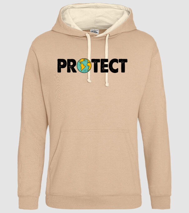 Protect earth model nisipiu pe tricou