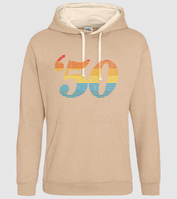 Retro Birthday 1950 model nisipiu pe tricou
