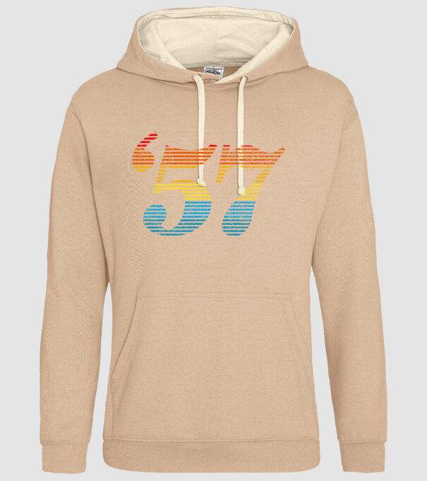 Retro Birthday 1957 model nisipiu pe tricou