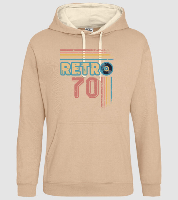 Retro 70 Birthday model nisipiu pe tricou