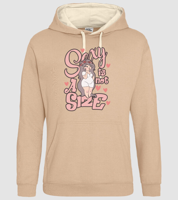 Sexy is not a size cutie model nisipiu pe tricou