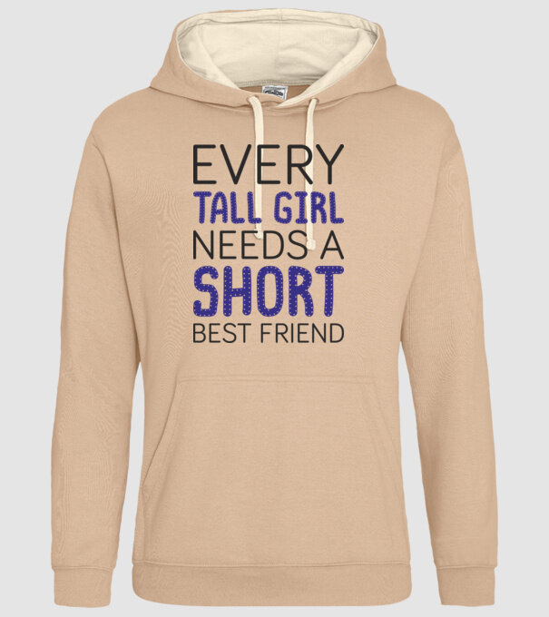 Short Freind model nisipiu pe tricou