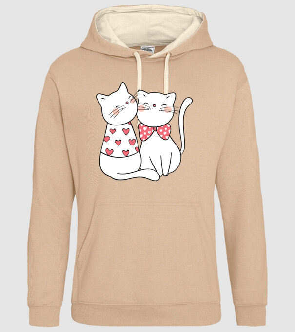PISICUȚE ÎNDRĂGOSTITE 5 model nisipiu pe tricou