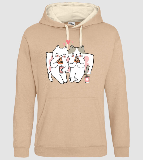 PISICUȚE ÎNDRĂGOSTITE 6 model nisipiu pe tricou