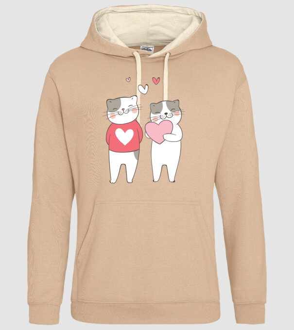 PISICUȚE ÎNDRĂGOSTITE 8 model nisipiu pe tricou