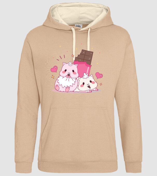 HAMSTERI ÎNDRĂGOSTIȚI 2 model nisipiu pe tricou