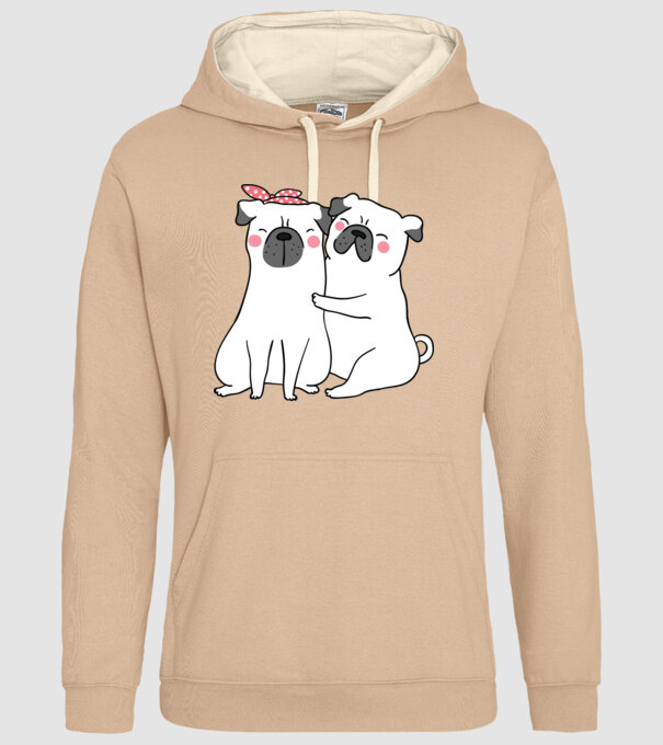 MOPȘI ÎNDRĂGOSTIȚI model nisipiu pe tricou