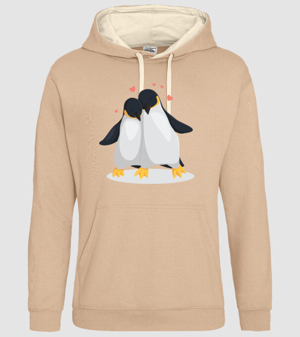 PINGUINI ÎNDRĂGOSTIȚI 8 model nisipiu pe tricou