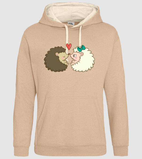 ARICI ÎNDRĂGOSTIȚI model nisipiu pe tricou