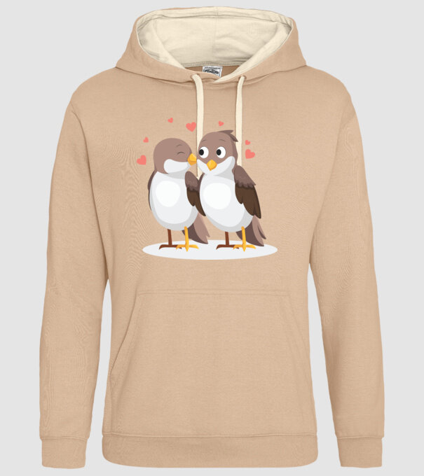 VRĂBII ÎNDRĂGOSTITE model nisipiu pe tricou