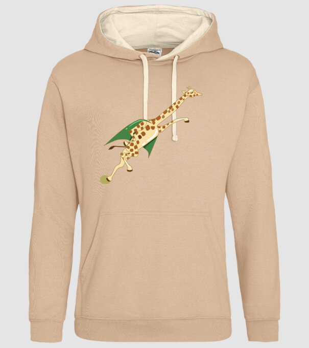 Girafă Super model nisipiu pe tricou
