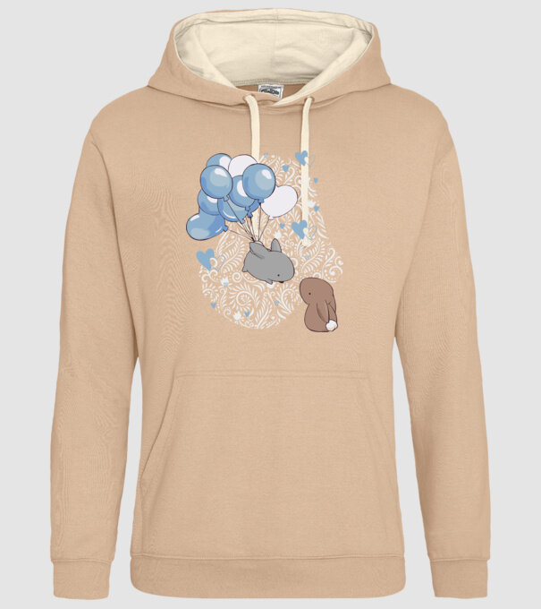 Tu ești melodia inimii mele iepurași model nisipiu pe tricou