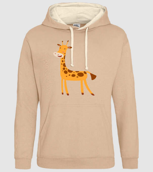 Girafă drăguță model nisipiu pe tricou