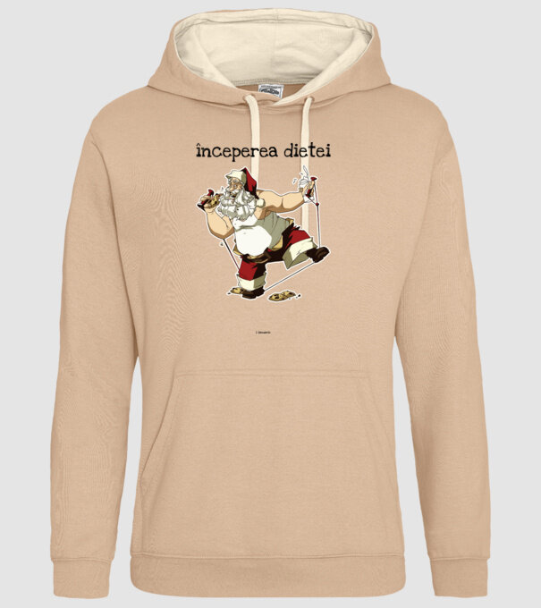 începerea dietei - 1 ianuarie model nisipiu pe tricou