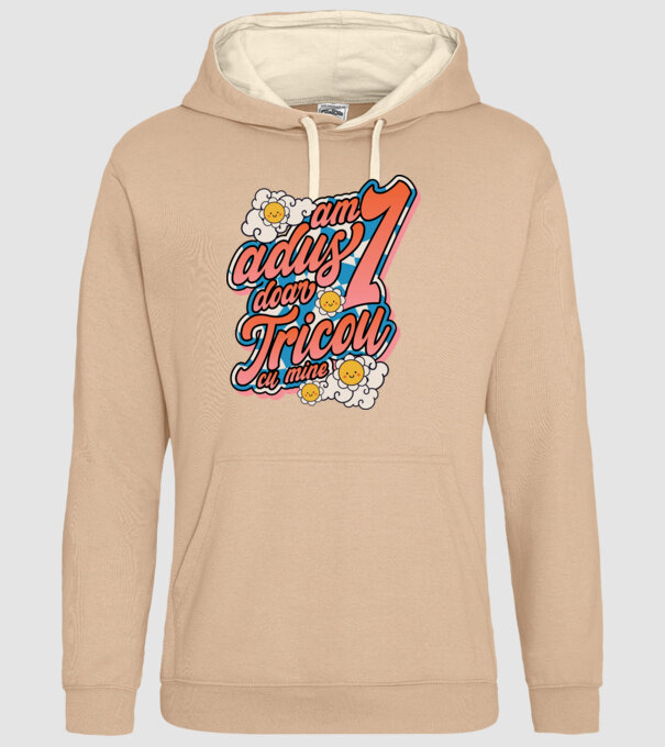 Am adus doar un tricou cu mine! model nisipiu pe tricou