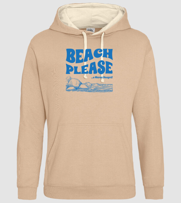 Beach please, e Marea Neagră! model nisipiu pe tricou