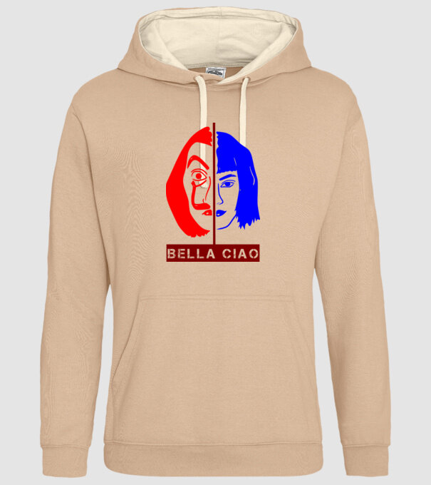 bella ciao tokyo model nisipiu pe tricou