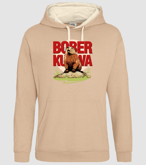 BOBER model nisipiu pe tricou