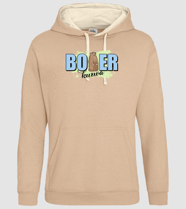 Bober Kurwa model nisipiu pe tricou